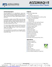AOZ2260AQI-15 datasheet pdf Alpha & Omega Semiconductor