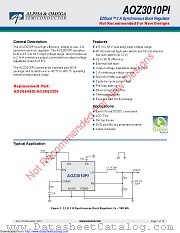 AOZ3010PI datasheet pdf Alpha & Omega Semiconductor