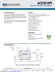 AOZ3018PI datasheet pdf Alpha & Omega Semiconductor