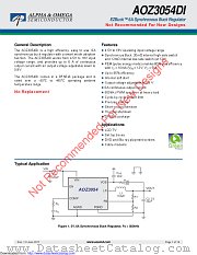 AOZ3054DI datasheet pdf Alpha & Omega Semiconductor