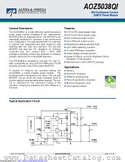 AOZ5038QI datasheet pdf Alpha & Omega Semiconductor