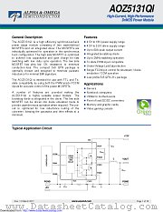 AOZ5131QI datasheet pdf Alpha & Omega Semiconductor