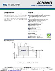AOZ6604PI datasheet pdf Alpha & Omega Semiconductor