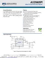 AOZ6605PI datasheet pdf Alpha & Omega Semiconductor