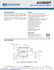 AOZ6606PI datasheet pdf Alpha & Omega Semiconductor