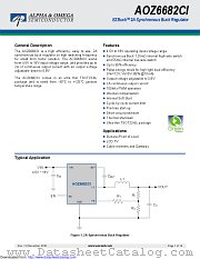 AOZ6682CI datasheet pdf Alpha & Omega Semiconductor