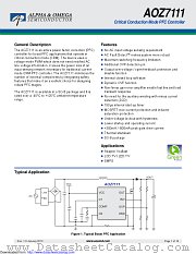 AOZ7111AI datasheet pdf Alpha & Omega Semiconductor