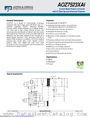 AOZ7523RAI-12 datasheet pdf Alpha & Omega Semiconductor