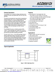 AOZ8001DI datasheet pdf Alpha & Omega Semiconductor