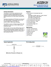 AOZ8131DI-05L datasheet pdf Alpha & Omega Semiconductor