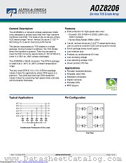 AOZ8206DI-05 datasheet pdf Alpha & Omega Semiconductor