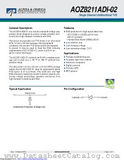 AOZ8211ADI-02 datasheet pdf Alpha & Omega Semiconductor