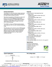 AOZ8211DI-02 datasheet pdf Alpha & Omega Semiconductor