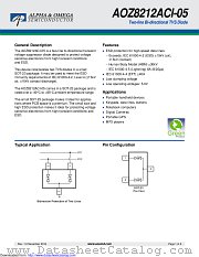 AOZ8212ACI-05 datasheet pdf Alpha & Omega Semiconductor
