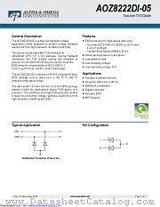 AOZ8222DI-05 datasheet pdf Alpha & Omega Semiconductor