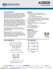 AOZ8235DI-05 datasheet pdf Alpha & Omega Semiconductor