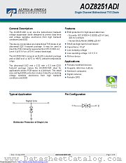 AOZ8251ADI-03 datasheet pdf Alpha & Omega Semiconductor