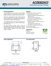 AOZ8302ACI-05 datasheet pdf Alpha & Omega Semiconductor
