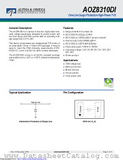 AOZ8310DI-02 datasheet pdf Alpha & Omega Semiconductor