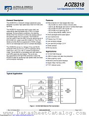AOZ8318DI datasheet pdf Alpha & Omega Semiconductor