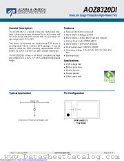 AOZ8320DI-08 datasheet pdf Alpha & Omega Semiconductor