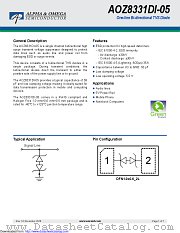 AOZ8331DI-05 datasheet pdf Alpha & Omega Semiconductor