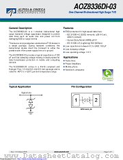 AOZ8336DI-03 datasheet pdf Alpha & Omega Semiconductor