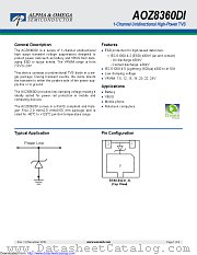 AOZ8360DI-07 datasheet pdf Alpha & Omega Semiconductor
