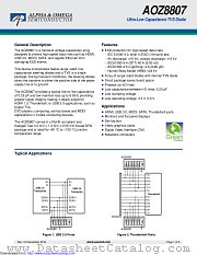 AOZ8807DI-03 datasheet pdf Alpha & Omega Semiconductor