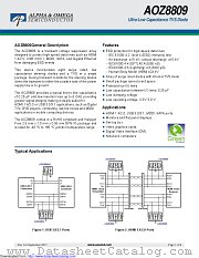 AOZ8809DI-03 datasheet pdf Alpha & Omega Semiconductor
