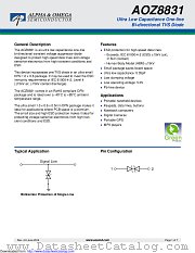 AOZ8831DI-05 datasheet pdf Alpha & Omega Semiconductor
