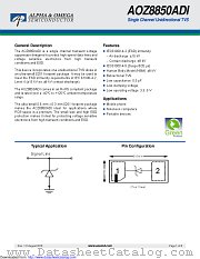 AOZ8850ADI-03 datasheet pdf Alpha & Omega Semiconductor
