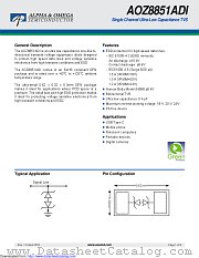 AOZ8851ADI-18 datasheet pdf Alpha & Omega Semiconductor