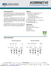 AOZ8854DT-03 datasheet pdf Alpha & Omega Semiconductor