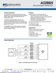 AOZ8925CI datasheet pdf Alpha & Omega Semiconductor