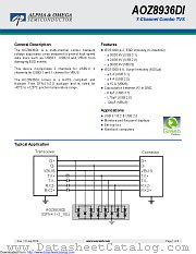AOZ8936DI datasheet pdf Alpha & Omega Semiconductor