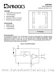 ATA7601 datasheet pdf Anadigics Inc