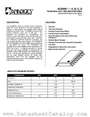 ACA0861 datasheet pdf Anadigics Inc