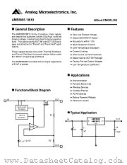 AME8810 datasheet pdf Analog Microelectronics