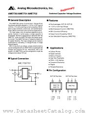 AME7701 datasheet pdf Analog Microelectronics
