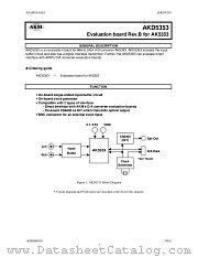 AKD5353 datasheet pdf Asahi Kasei Microsystems