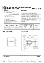 BS616LV2010 datasheet pdf Brilliance Semiconductor