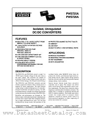 PWS725A, PWS726A datasheet pdf Burr Brown