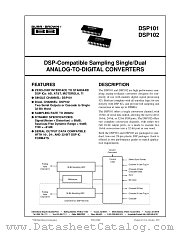 DSP101, DSP102 datasheet pdf Burr Brown