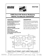 DAC7528 datasheet pdf Burr Brown