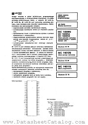 MC14011 datasheet pdf Ultra CEMI