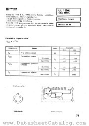 UL1550 datasheet pdf Ultra CEMI