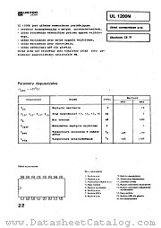UL1200 datasheet pdf Ultra CEMI