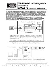 CMX673 datasheet pdf CONSUMER MICROCIRCUITS LIMITED