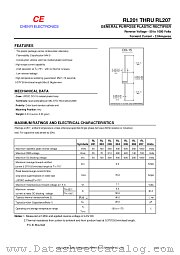 RL203 datasheet pdf Chenyi Electronics